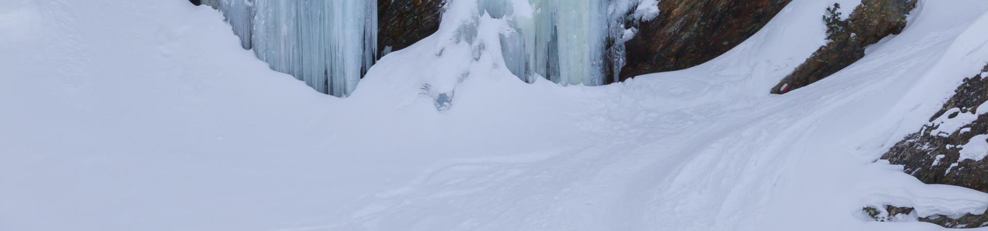 Arrampicata su ghiaccio in Val Venosta