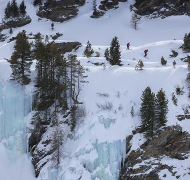 Arrampicata su ghiaccio in Val Venosta