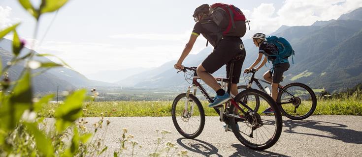 Andare in bici in Val Venosta