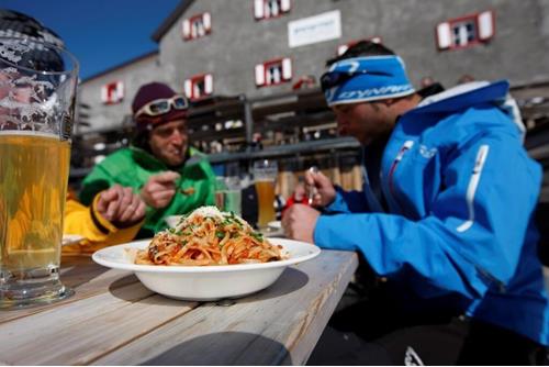 Genießen am Schnalstaler Gletscher